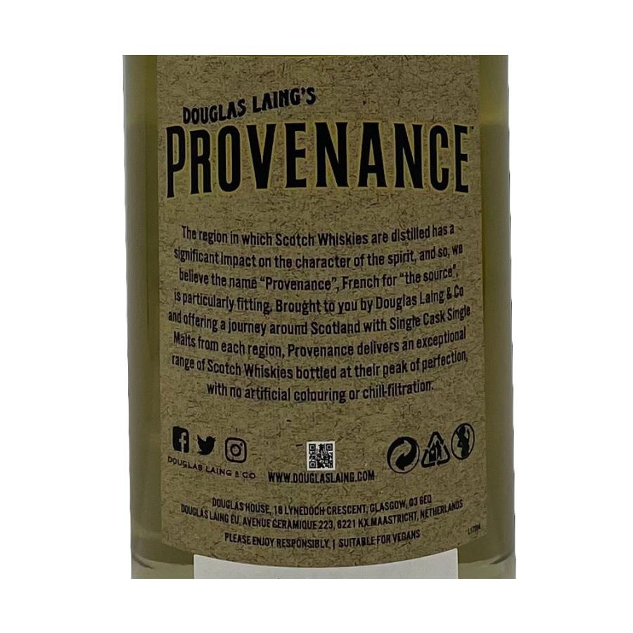 飲料・酒 Douglas Laing Provenance Speyside 8年