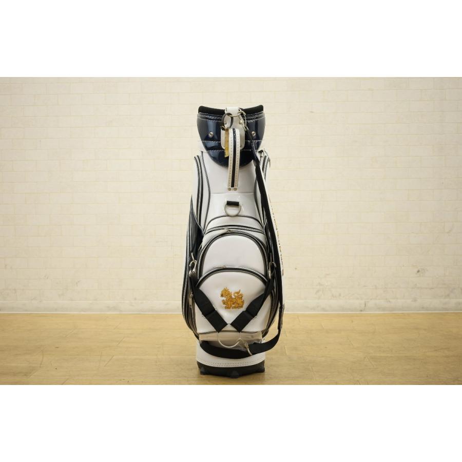 シンハー SINGHA キャディバッグ ホワイト×ブラック ゴルフバック