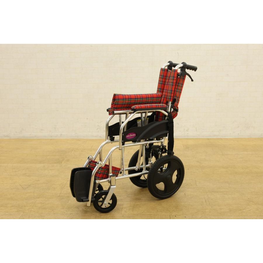 カドクラ 折りたたみ式 介助用車椅子 チェック柄 A604-ACR Amazon