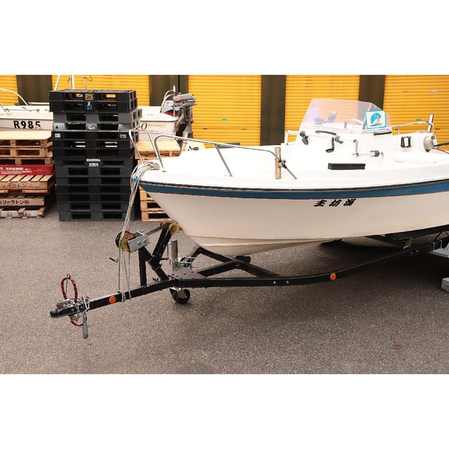 【送料無料】実働品 船体 バンビ SB-17M 船外機 ヤマハ 70馬力 シーマリントレーラー 検有 直接引き取り限定 名古屋市守山区 配送不可 併 実働品 船体 バンビ SB-17M 船外機 ヤマハ 70馬力 シーマリン