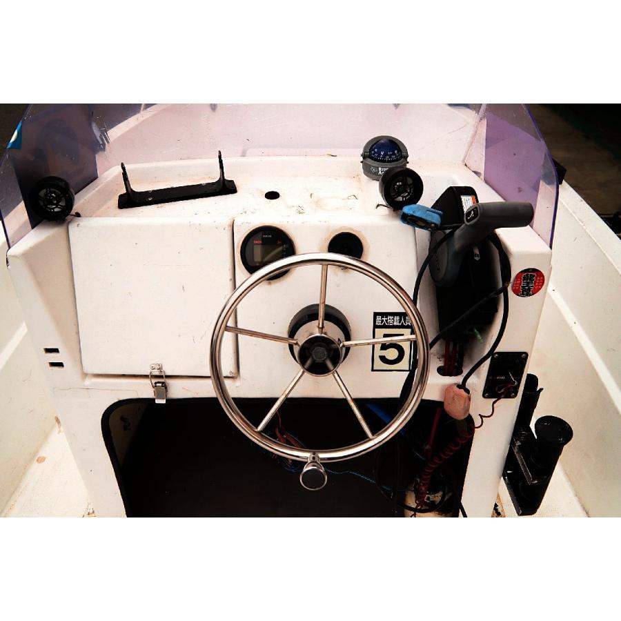 実働品 船体 バンビ SB-17M 船外機 ヤマハ 70馬力 シーマリン