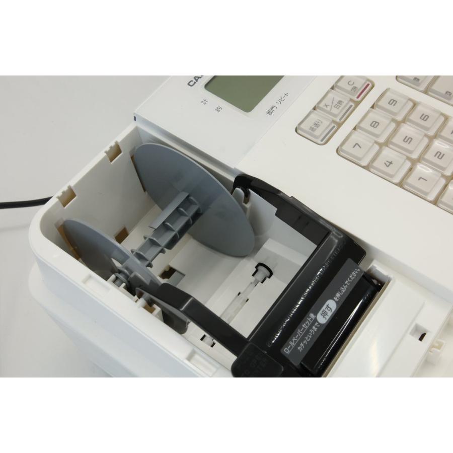 倉庫保管品 カシオ 電子レジスター SR-G3 ホワイト 設定キーあり