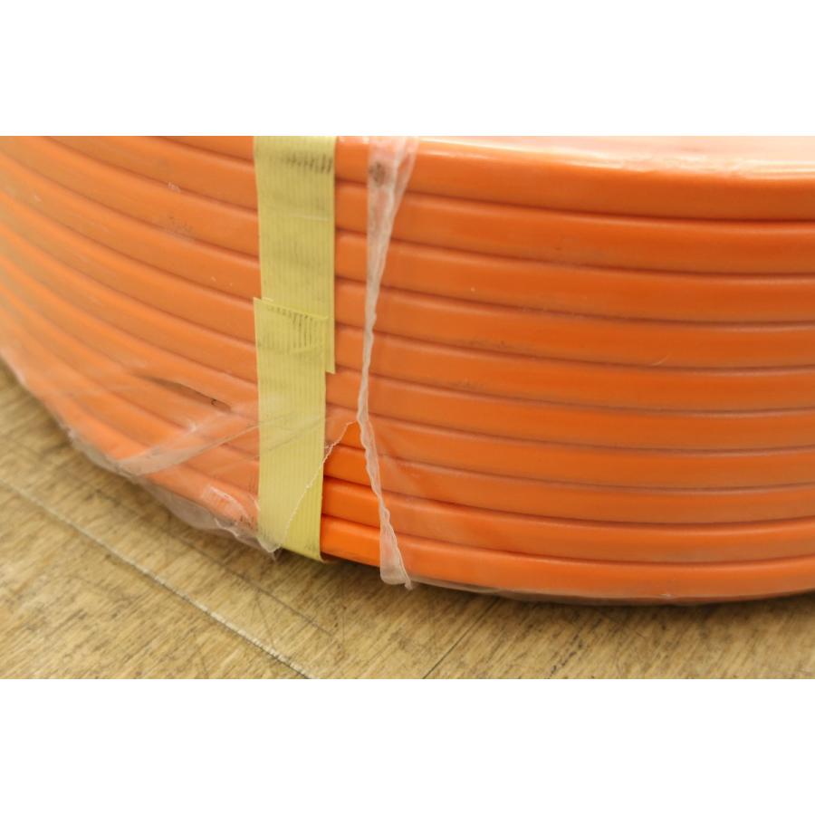 富士電線 VVFケーブル 2×2.0m? オレンジ 100M 600V 2024年製 沖縄