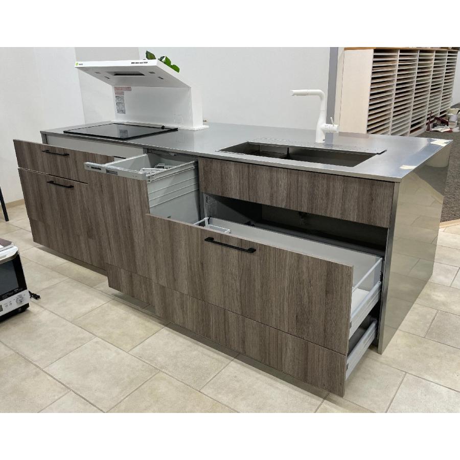展示品 永大 エイダイ アイランド型 システムキッチン 一式 通水なし