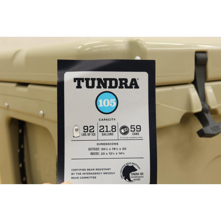 展示未使用品 YETI イエティ クーラーボックス タンドラ 105 約82L