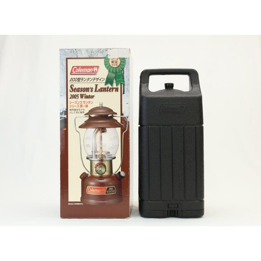 展示未使用品 コールマン シーズンズランタン 2005 winter ブラウン