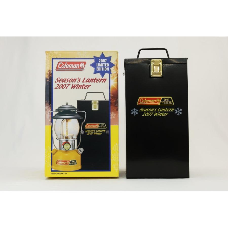 展示未使用品 コールマン シーズンズランタン 2007 winter イエロー