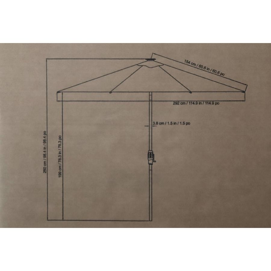【未使用品】LEDライト付き 10フィート マーケットアンブレラ 送料込み 展示品 10フィート LEDライト付 マーケットアンブレラ Storm