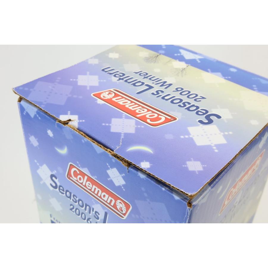 展示未使用品 コールマン シーズンズランタン 2006 winter ブルー