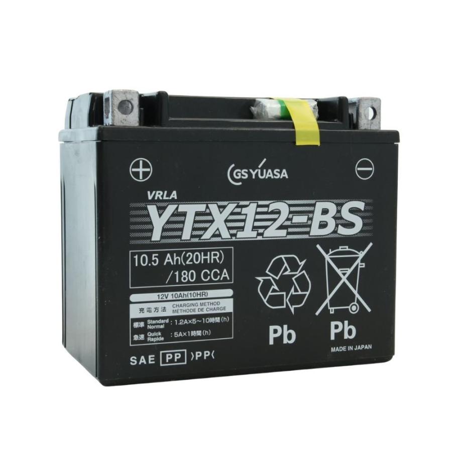 GSユアサ 未使用品 GS YUASA バイク用バッテリー TYX12-BS VRLA 12V
