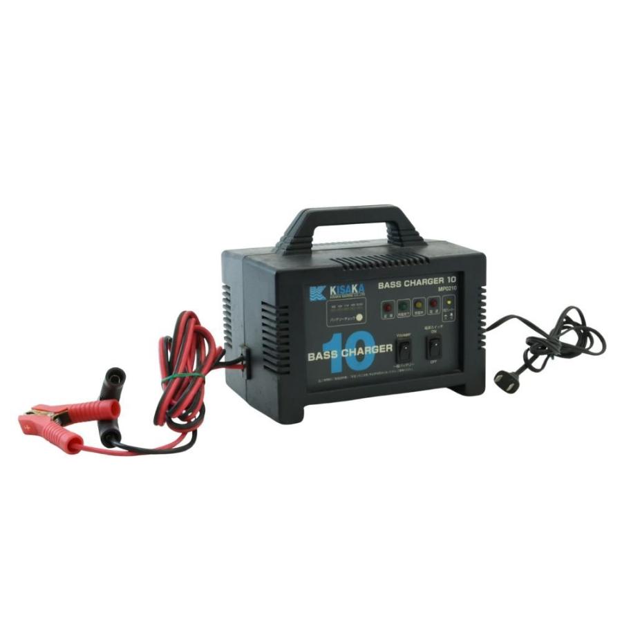 BASS CHARGER 10 MP0210 キサカ バスチャージャー10 ディープサイクル バッテリーチャージャー