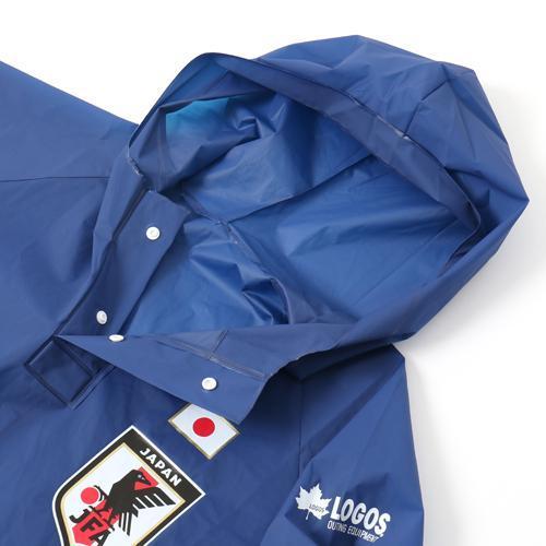 JFA×LOGOS ロゴス ポンチョ 雨合羽 サッカー 日本代表 サムライブルー