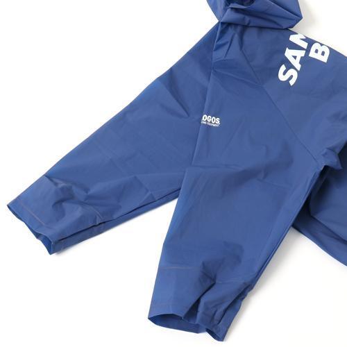 サッカー日本代表　レインコート　雨ガッパ　ドーハの悲劇　サムライブルー 青 JFA×LOGOS ロゴス ポンチョ 雨合羽 サッカー 日本代表 サムライブルー