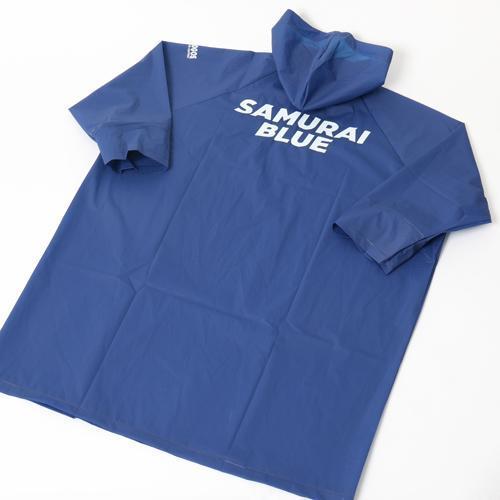 JFA×LOGOS ロゴス ポンチョ 雨合羽 サッカー 日本代表 サムライブルー