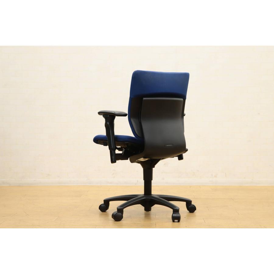 中古品 オカムラ オフィスチェア アドフィット ローバック アジャスト 