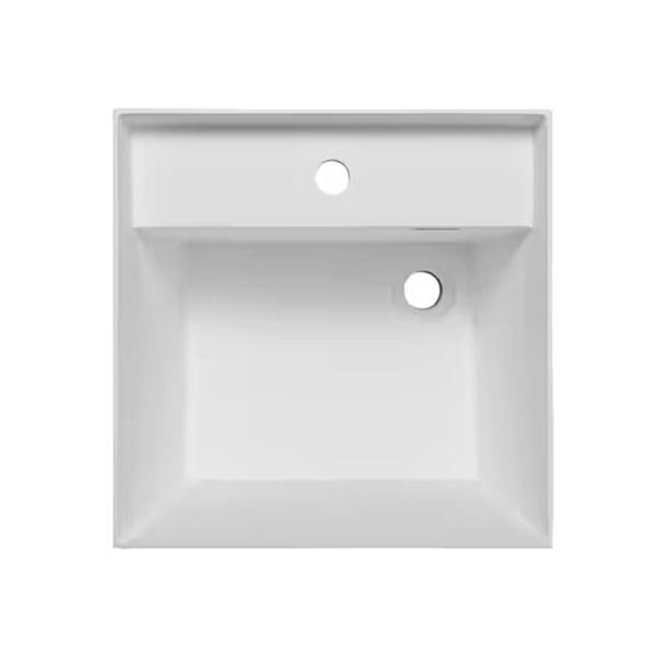 送料無料 サンワ 洗面ボウル フッカ 450 WA26461 ホワイト 洗面器 洗面