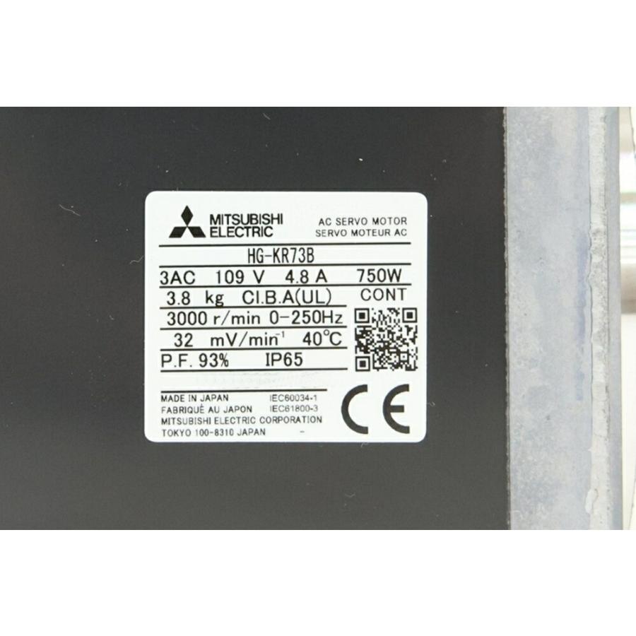 送料無料 三菱電機 ACサーボ MELSERVO HG-KR73B サーボモータ 北海道