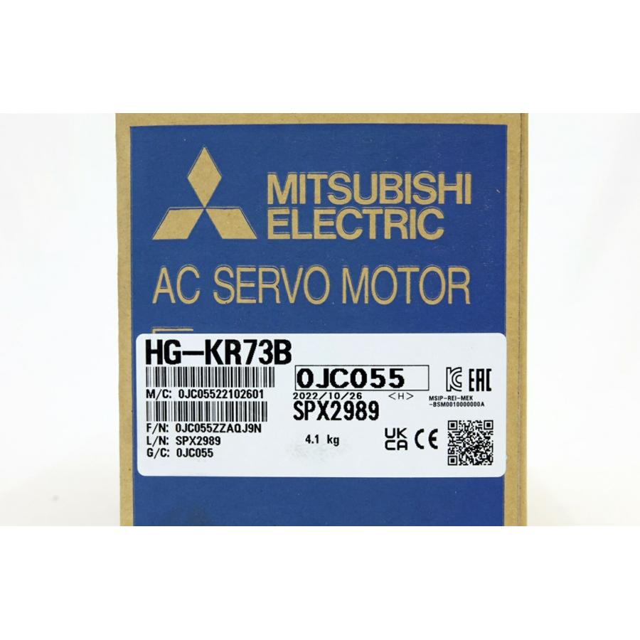 送料無料 三菱電機 ACサーボ MELSERVO HG-KR73B サーボモータ 北海道