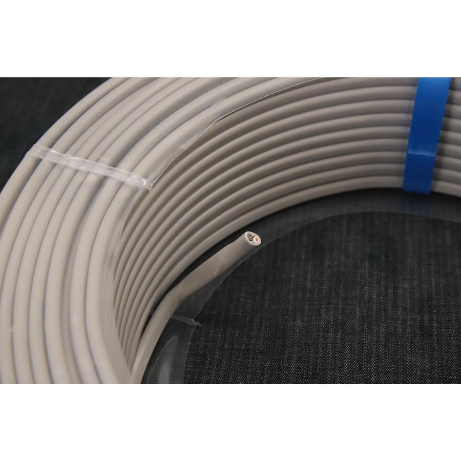 弥栄 2×1.6 VVF 赤ケーブル 未使用品 赤ケーブル 製造25.01 条長100m 質量8.5kg 【ハンズクラフト宜野湾店】 アウトレット 弥栄電線 VVF 電線 ケーブル 2×1.6mm 1.6-2c LFV 条長