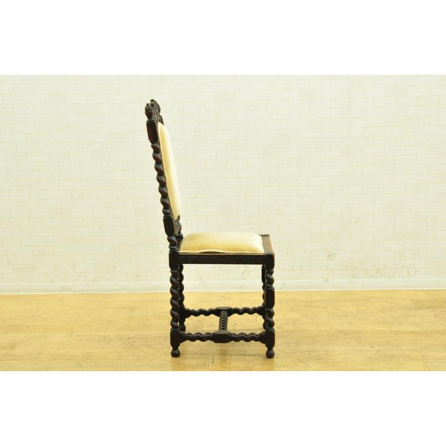 【稀少品送料込】英国 イギリス アンティーク ダイニングチェア ツイストレッグ ツイストレッグチェア｜アンティーク家具・照明の専門店｜デニム