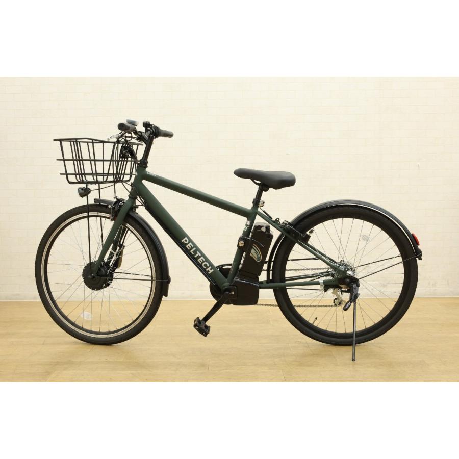自転車 クロスバイク 展示品 ペルテック 27.5 インチ 電動アシストクロスバイク TDA-207Z
