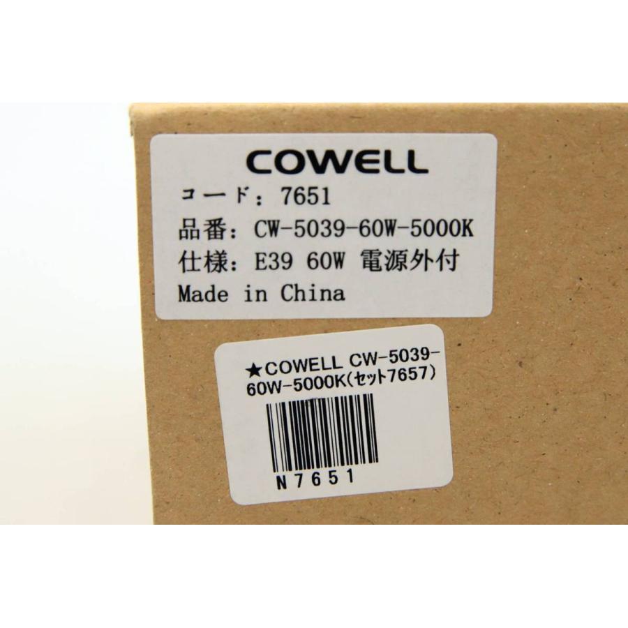 COWELL コーウェル LEDライト コーン形 CW-5039-60W-5000K ME6-3