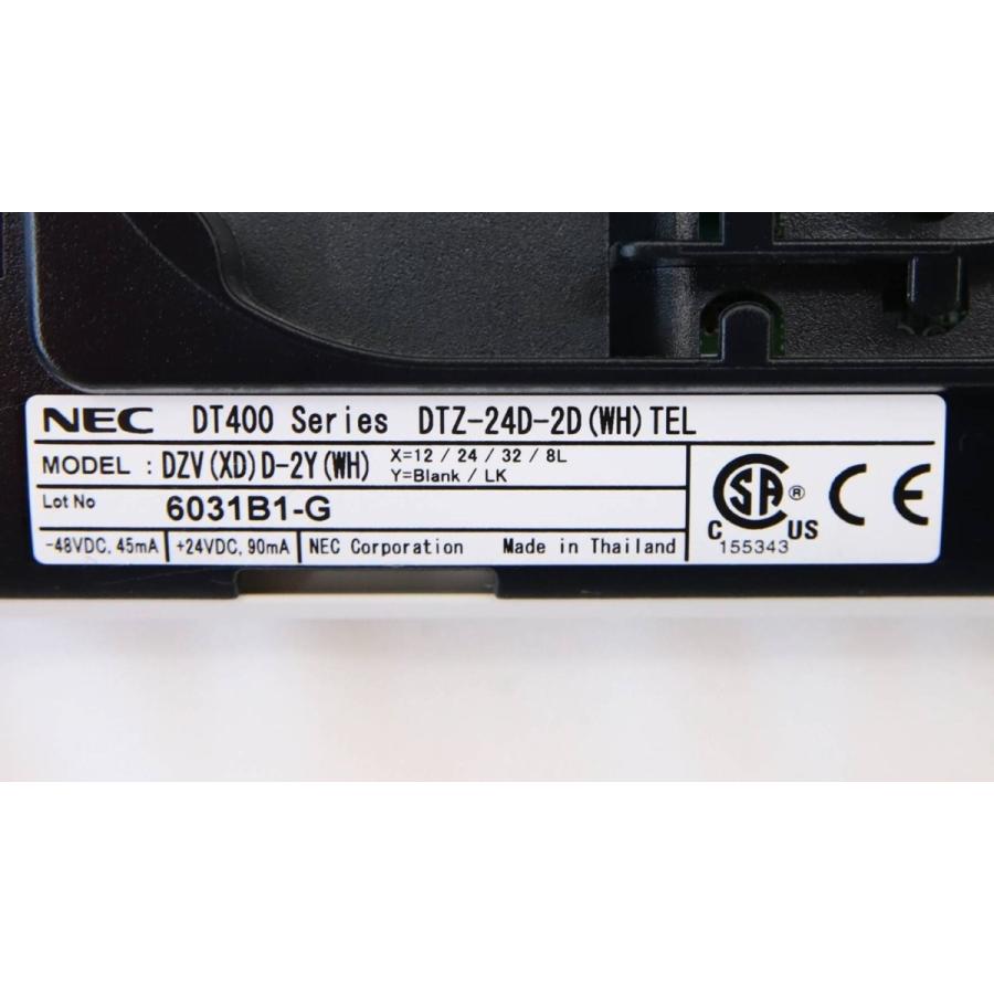 中古 NEC DTZ-24D-2D(WH)(DT400):24ボタン標準電話機 ビジネス 中古 NEC DTZ-24D-2D(WH)(DT400):24ボタン標準電話機 ビジネス