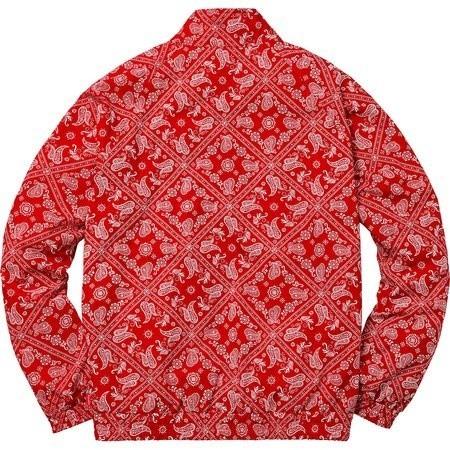 国内正規品 Supreme 18SS Bandana Track Jacket Red Sサイズ