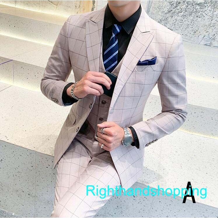 クーポン対象外 メンズ スーツ ビジネススーツ チェック柄 二つつボタン 3ピーススーツ 披露宴 スーツセット 結婚式 フォーマルスーツ スリムスーツ 紳士服 忘年会 長袖 Size 4xl Michiganestateplanning Com
