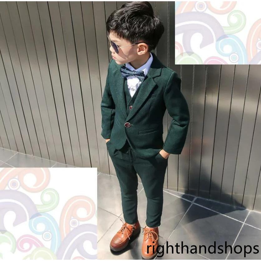 3点セット】かっこいい 七五三 入園式 入学式 卒業式 ネイビー 緑
