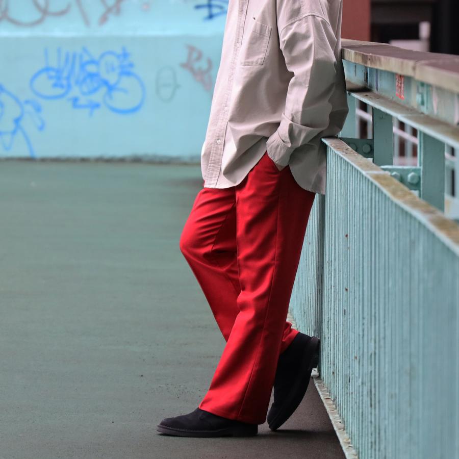 バックナンバー Back Number メンズボトムの新定番 カラーフレアパンツ 期間限定今なら送料無料