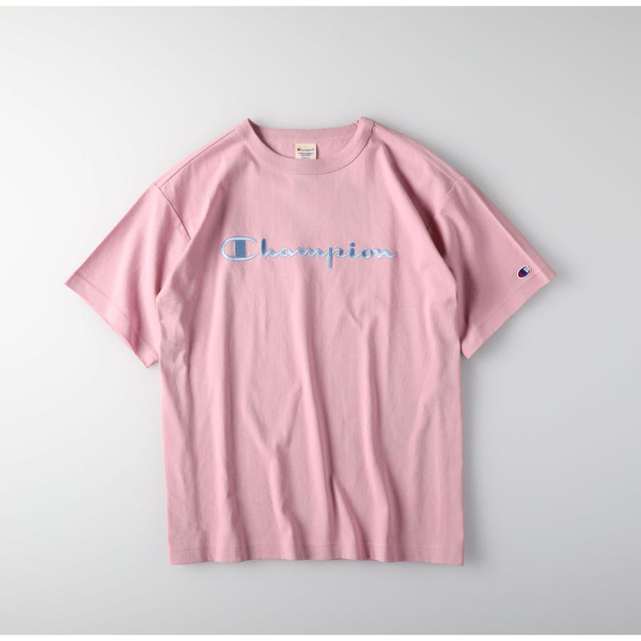 チャンピオン Champion ビッグ刺繍ロゴショートスリーブtシャツ ライトオンright On Online Shop 通販 Yahoo ショッピング