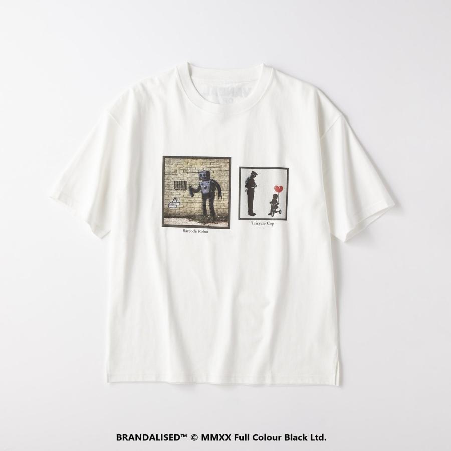 ブランダライズド Brandalised ビッグアートプリントt バンクシー メンズ ライトオンright On Online Shop 通販 Paypayモール