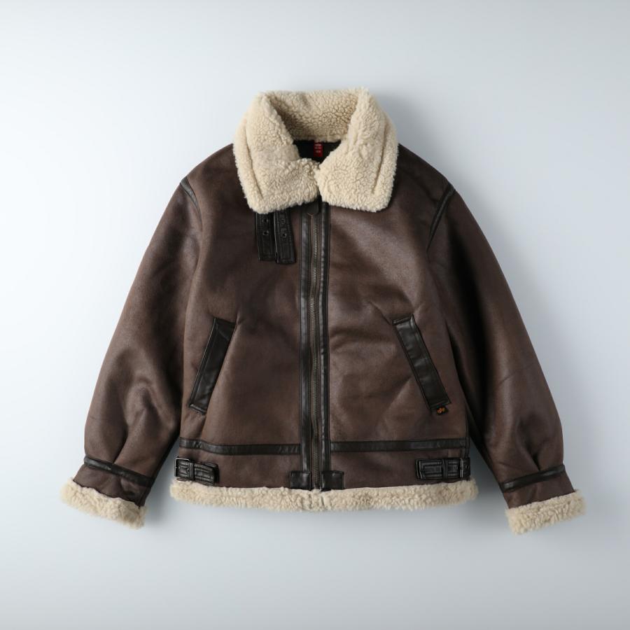 アルファ Alpha B 3 フェイクムートンジャケット メンズ ライトオンright On Online Shop 通販 Paypayモール
