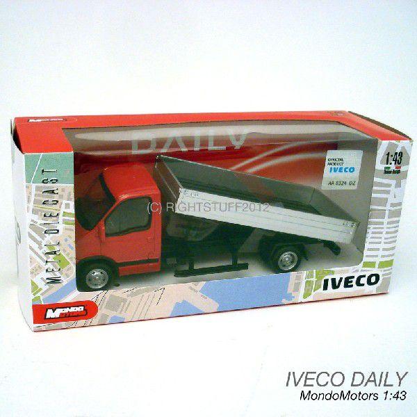 重機 Eligor ダンプトラック 1/43 赤/銀 ミニカー1:43イベコ・デイリーIVECO DAILY（レッド）ダンプトラック