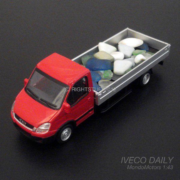 重機 Eligor ダンプトラック 1/43 赤/銀 ミニカー1:43イベコ・デイリーIVECO DAILY（レッド）ダンプトラック