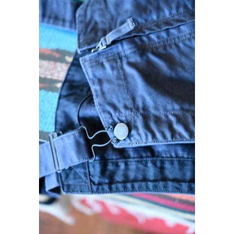 フリーホイーラーズ Freewheelers パンツ "DeckBibOveralls" #1922008 Col:Navyの画像