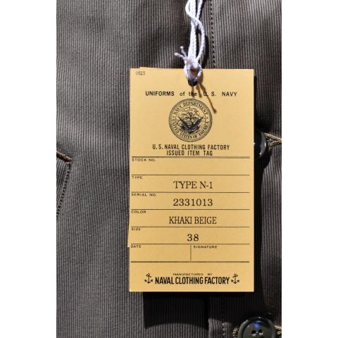 フリーホイーラーズ Freewheelers #2331013 N-1 "DeckJacket" Col:D.Navy,K.Beigeの画像