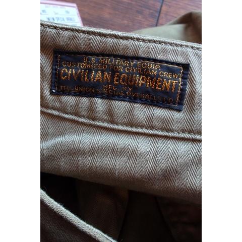 フリーホイーラーズ Freewheelers パンツ #2532001 "Ground Crew Trousers" Col:K.Beigeの画像
