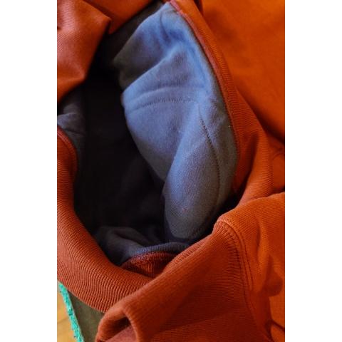 フリーホイーラーズ Freewheelers パーカー "Double Face Athletic Sweat Hoodie" #2534012 Col:D.Crimson*O.Navyの画像