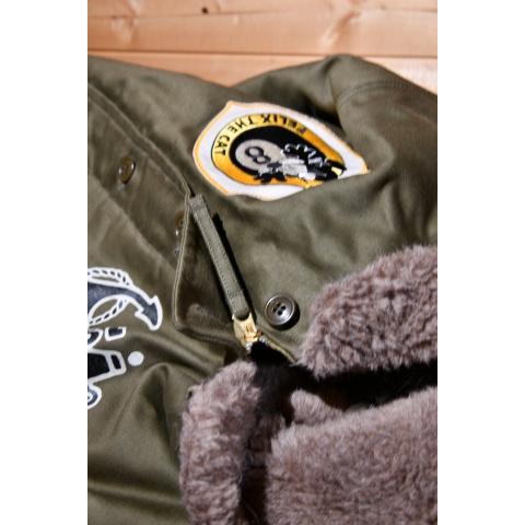トイズマッコイ ToysMccoy アウター N-1 "8 BALL" DECK JACKET Col:Oliveの画像