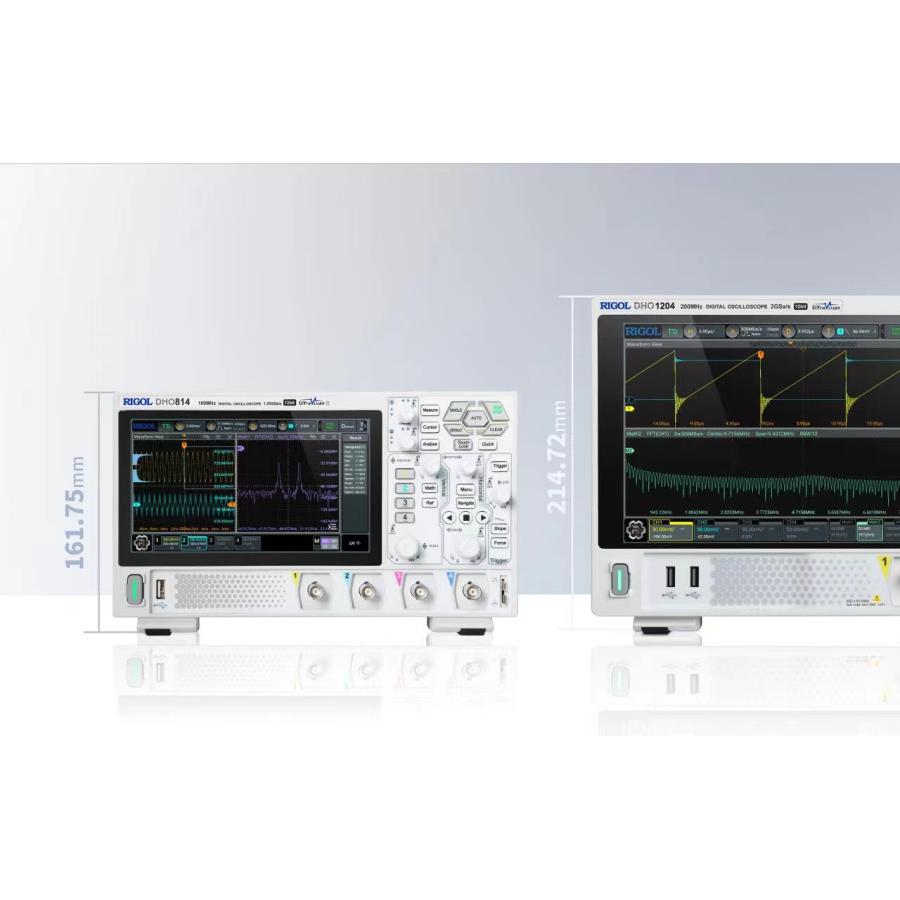 RIGOL 12bit デジタル・オシロスコープ DHO802 70MHz+12bit+1.25
