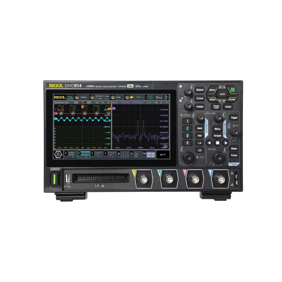 RIGOL 12bit デジタル・オシロスコープ DHO914 125MHz+12bit+