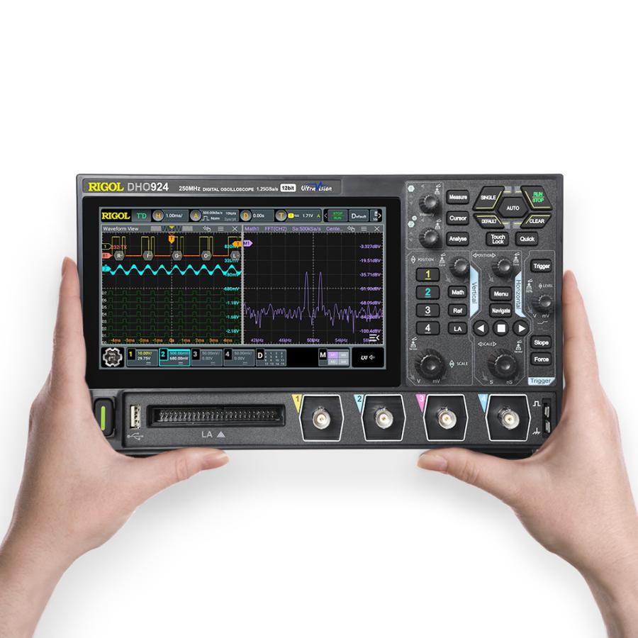 RIGOL 12bit デジタル・オシロスコープ DHO924 250MHz+12bit+ RIGOL 12bit デジタル・オシロスコープ DHO924 250MHz+12bit+