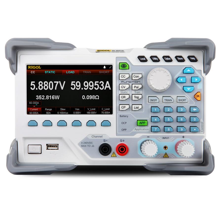 RIGOL プログラマブル直流電子負荷 DL3021A 200W＋150V/40A＋0.001A/μs 