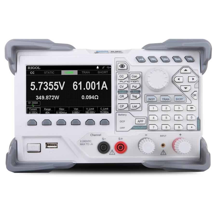 RIGOL プログラマブル直流電子負荷 DL3031 350W＋150V/60A＋0.001A/μs〜5A/μs+0.1mV,0.1mA＋30kHzの画像