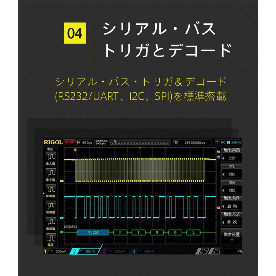 RIGOL DS1202Z-E デジタル・オシロスコープ 200MHz+2ch+1GSa/s RIGOL DS1202Z-E デジタル・オシロスコープ 200MHz+2ch+1GSa/s