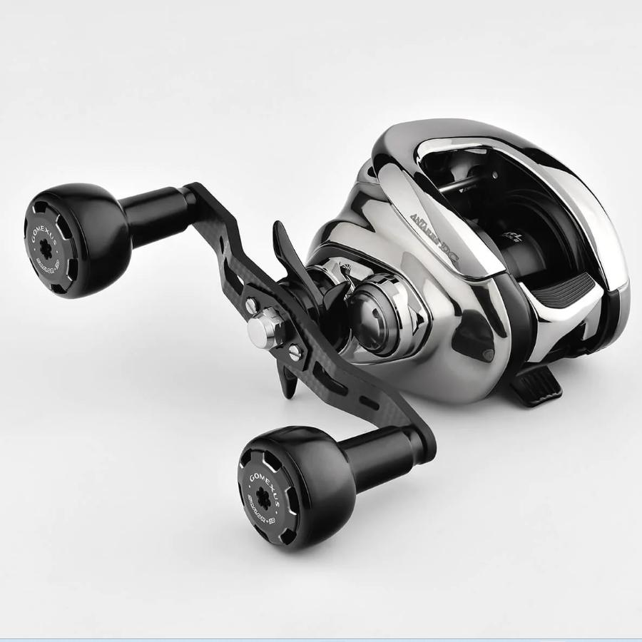 ゴメクサス ハンドルノブ AS30BKSR アルミ製 30mm ブラックシルバー 1