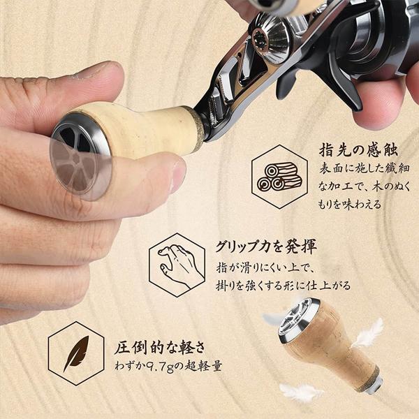 ゴメクサス ハンドル BS100HCA27TBK 100mm ガンメタ コルクノブ ゴメクサス ハンドル BS100HCA27TBK 100mm ガンメタ コルクノブ