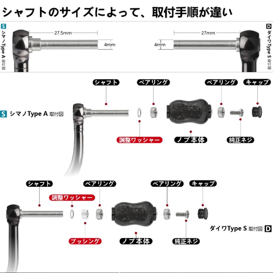 ゴメクサス カーボンハンドルノブ F22SR 鍛造カーボン 22mm ゴメクサス カーボンハンドルノブ F22SR 鍛造カーボン 22mm